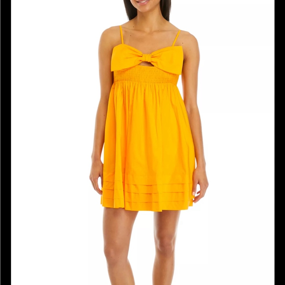 English Factory Sunny Orange dress